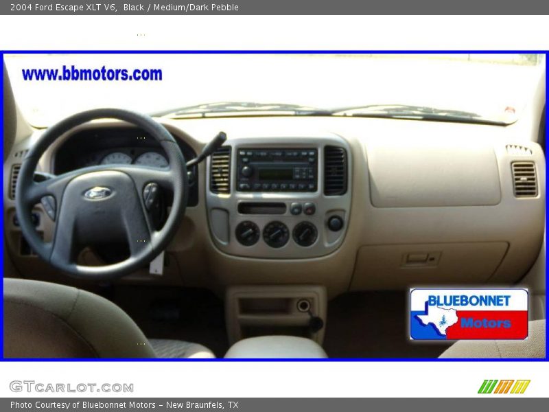 Black / Medium/Dark Pebble 2004 Ford Escape XLT V6