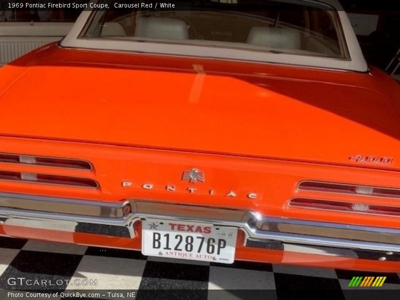 Carousel Red / White 1969 Pontiac Firebird Sport Coupe