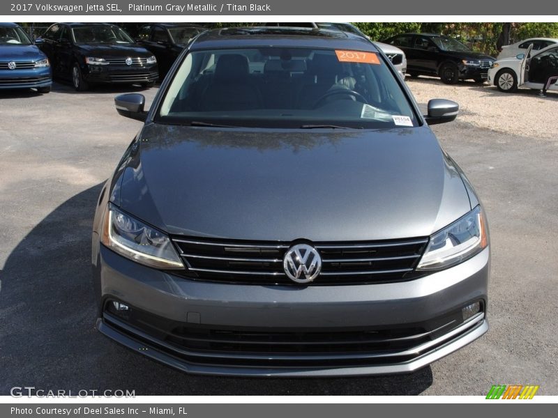 Platinum Gray Metallic / Titan Black 2017 Volkswagen Jetta SEL