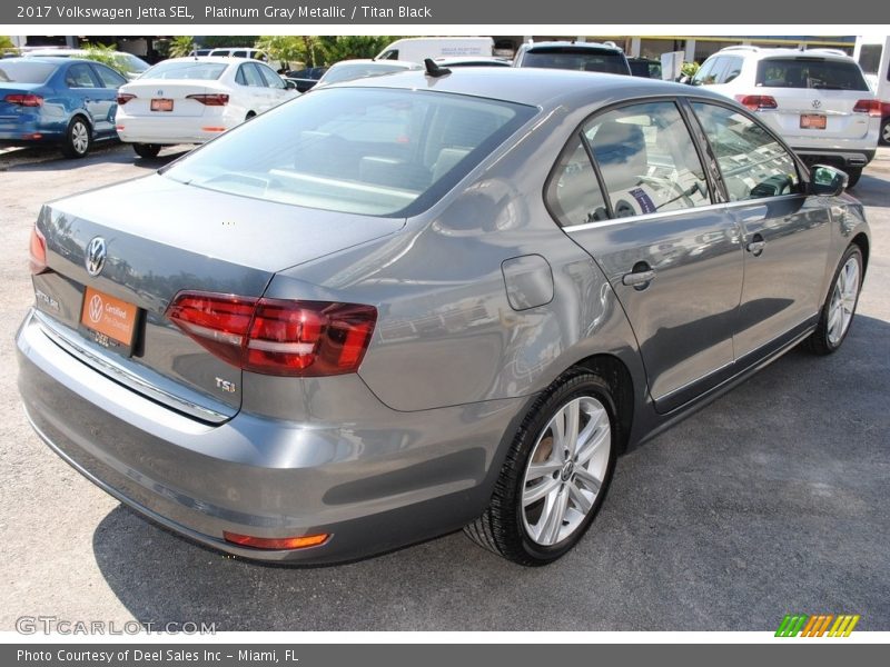Platinum Gray Metallic / Titan Black 2017 Volkswagen Jetta SEL