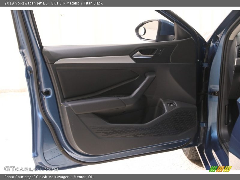 Blue Silk Metallic / Titan Black 2019 Volkswagen Jetta S