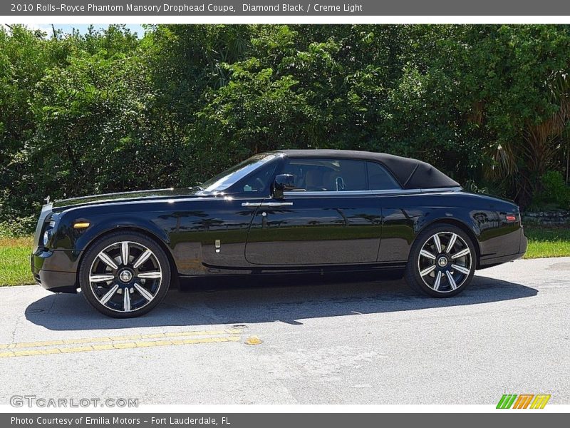 Diamond Black / Creme Light 2010 Rolls-Royce Phantom Mansory Drophead Coupe