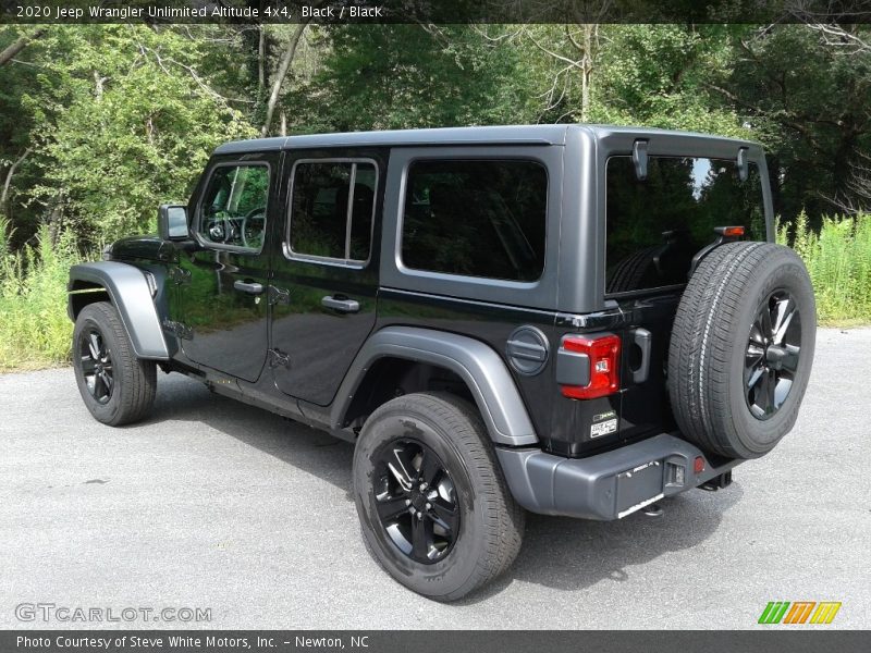 Black / Black 2020 Jeep Wrangler Unlimited Altitude 4x4