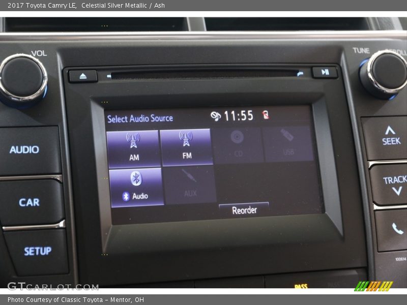 Celestial Silver Metallic / Ash 2017 Toyota Camry LE