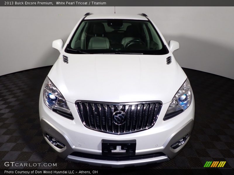 White Pearl Tricoat / Titanium 2013 Buick Encore Premium