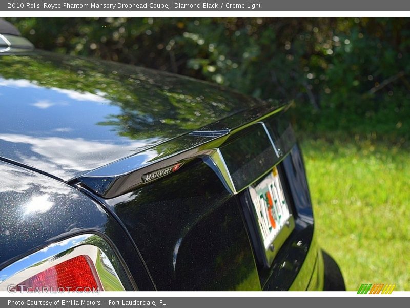 Diamond Black / Creme Light 2010 Rolls-Royce Phantom Mansory Drophead Coupe