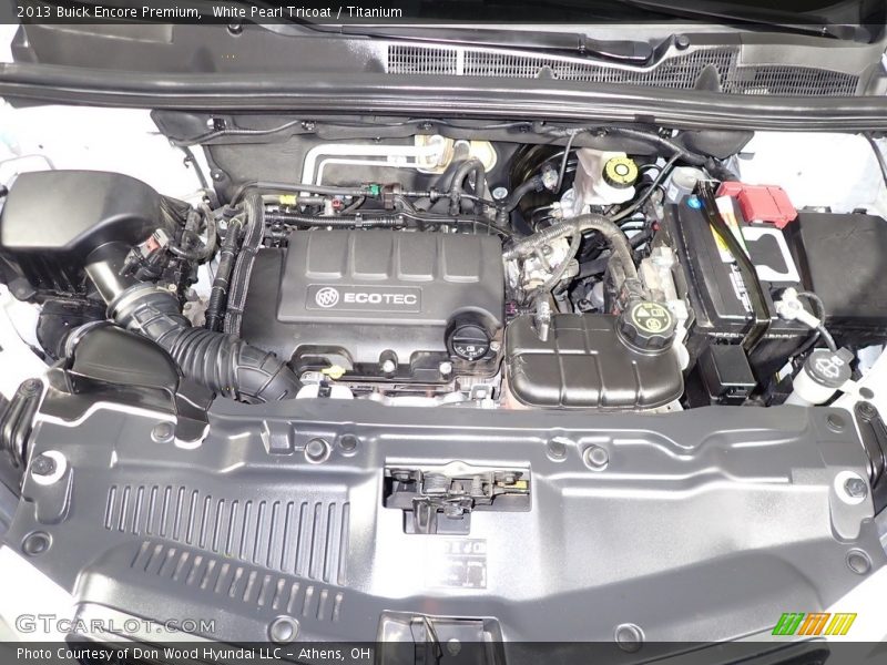 White Pearl Tricoat / Titanium 2013 Buick Encore Premium