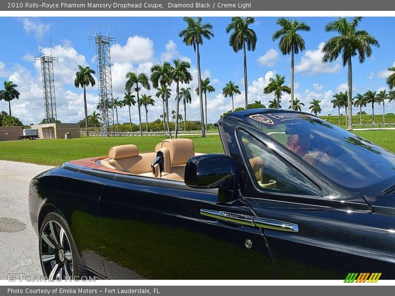 Diamond Black / Creme Light 2010 Rolls-Royce Phantom Mansory Drophead Coupe