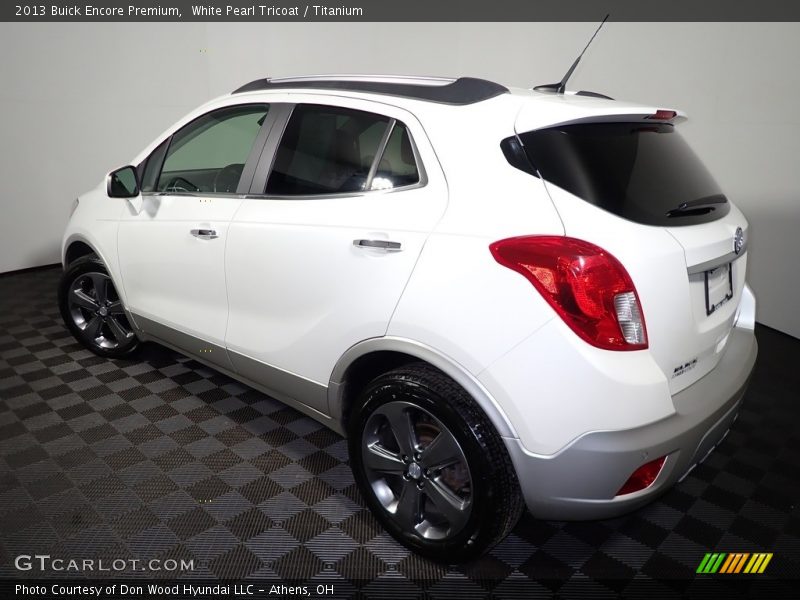 White Pearl Tricoat / Titanium 2013 Buick Encore Premium
