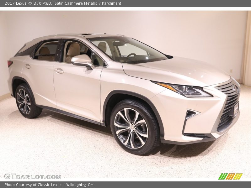 Satin Cashmere Metallic / Parchment 2017 Lexus RX 350 AWD