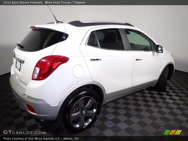 White Pearl Tricoat / Titanium 2013 Buick Encore Premium