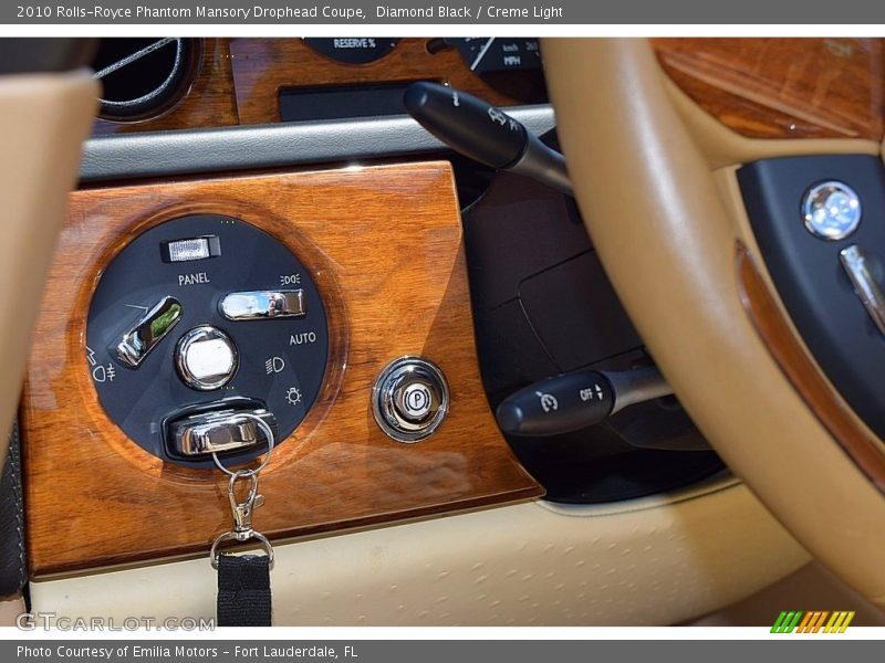 Controls of 2010 Phantom Mansory Drophead Coupe