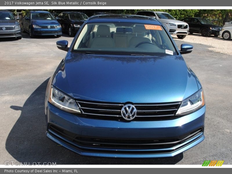 Silk Blue Metallic / Cornsilk Beige 2017 Volkswagen Jetta SE