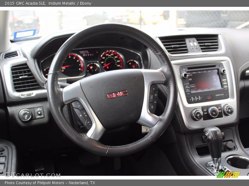 Iridium Metallic / Ebony 2015 GMC Acadia SLE