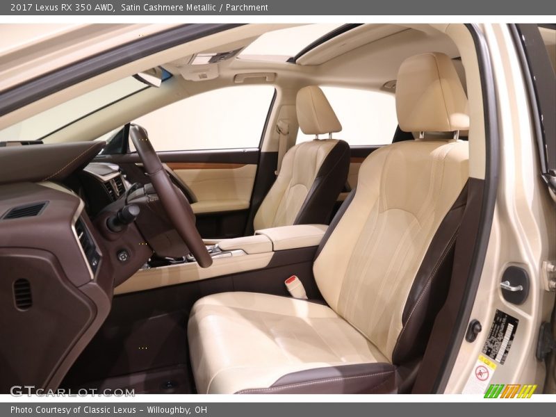 Satin Cashmere Metallic / Parchment 2017 Lexus RX 350 AWD