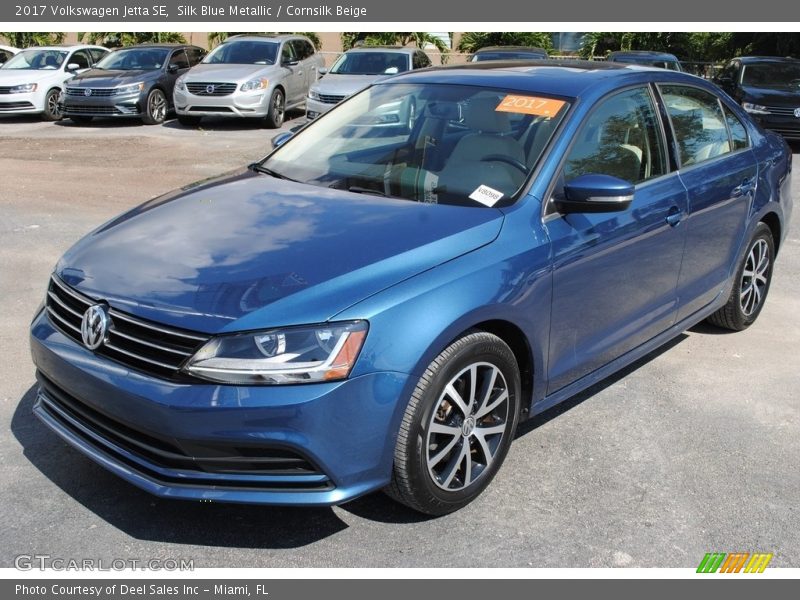 Silk Blue Metallic / Cornsilk Beige 2017 Volkswagen Jetta SE