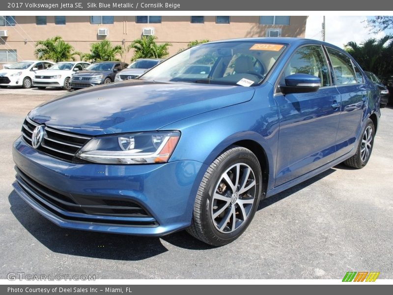 Silk Blue Metallic / Cornsilk Beige 2017 Volkswagen Jetta SE