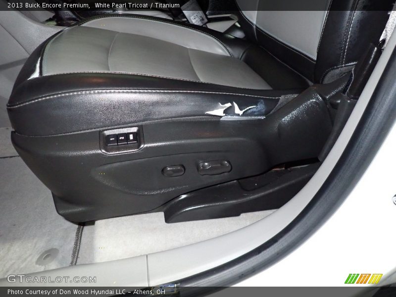 White Pearl Tricoat / Titanium 2013 Buick Encore Premium