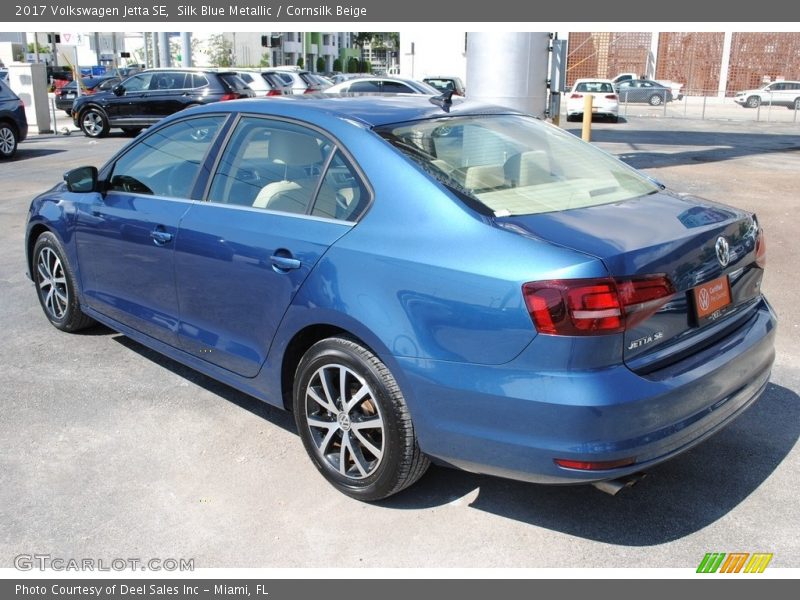 Silk Blue Metallic / Cornsilk Beige 2017 Volkswagen Jetta SE