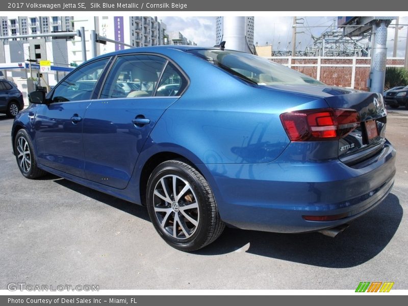 Silk Blue Metallic / Cornsilk Beige 2017 Volkswagen Jetta SE