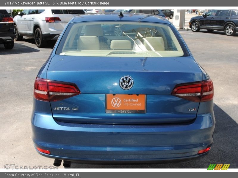 Silk Blue Metallic / Cornsilk Beige 2017 Volkswagen Jetta SE