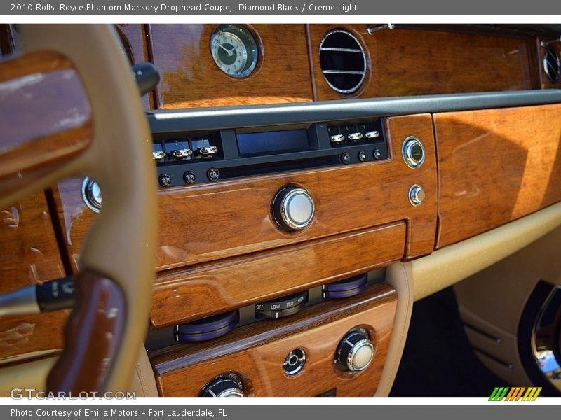 Controls of 2010 Phantom Mansory Drophead Coupe