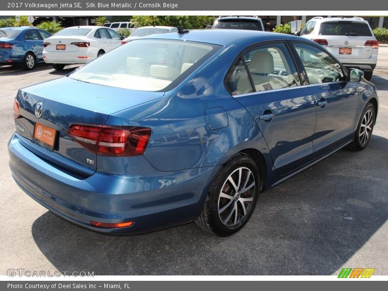 Silk Blue Metallic / Cornsilk Beige 2017 Volkswagen Jetta SE