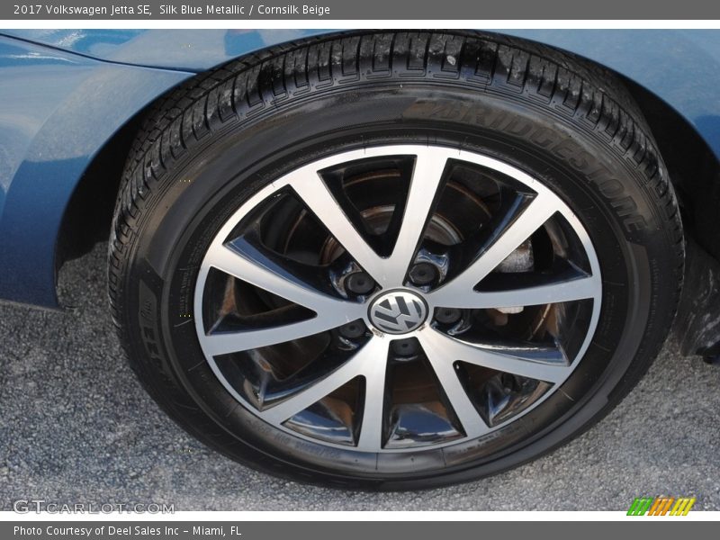 Silk Blue Metallic / Cornsilk Beige 2017 Volkswagen Jetta SE