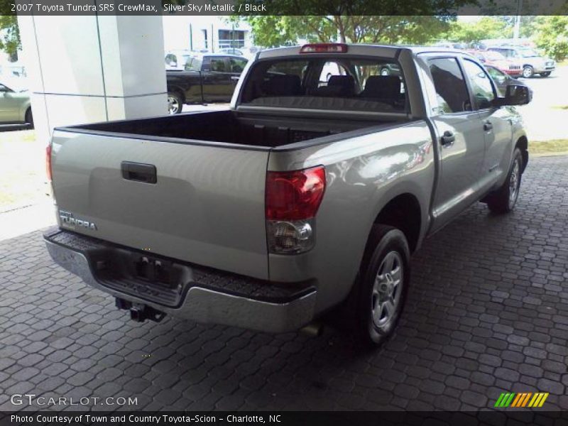 Silver Sky Metallic / Black 2007 Toyota Tundra SR5 CrewMax