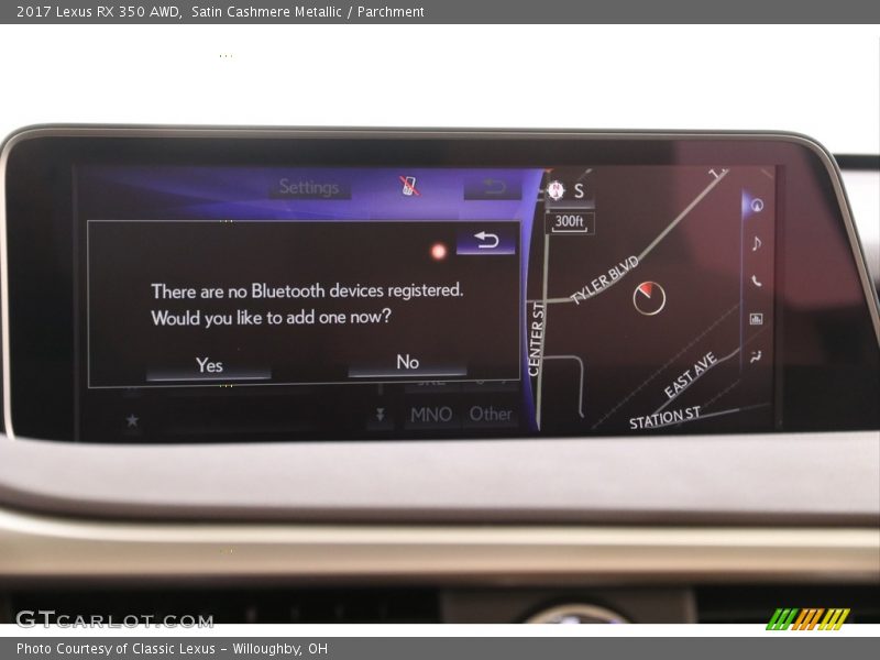 Satin Cashmere Metallic / Parchment 2017 Lexus RX 350 AWD