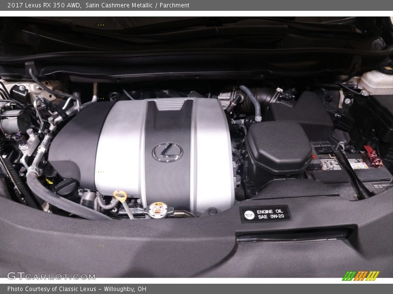 Satin Cashmere Metallic / Parchment 2017 Lexus RX 350 AWD