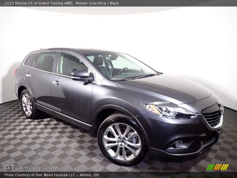 Meteor Gray Mica / Black 2013 Mazda CX-9 Grand Touring AWD