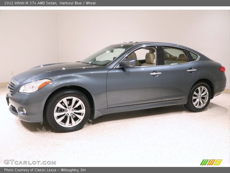 Harbour Blue / Wheat 2012 Infiniti M 37x AWD Sedan