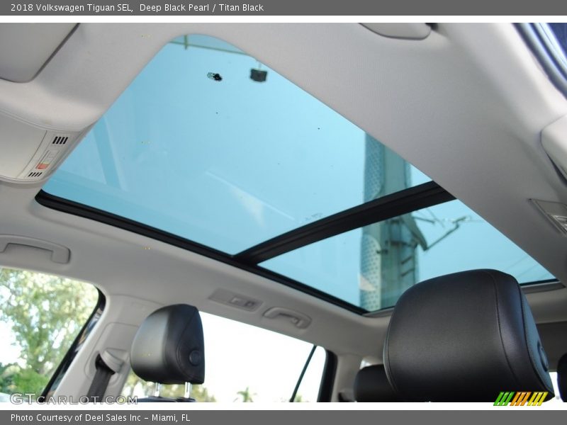 Sunroof of 2018 Tiguan SEL