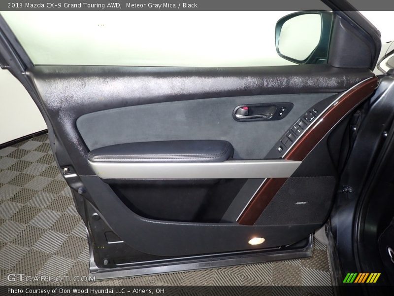 Meteor Gray Mica / Black 2013 Mazda CX-9 Grand Touring AWD