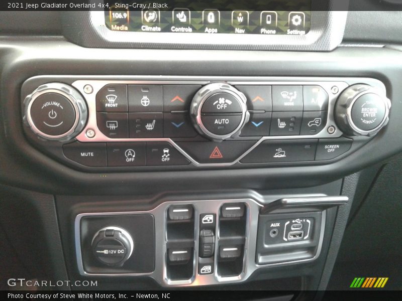 Controls of 2021 Gladiator Overland 4x4