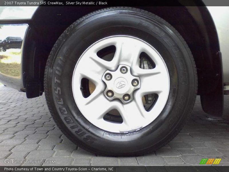 Silver Sky Metallic / Black 2007 Toyota Tundra SR5 CrewMax