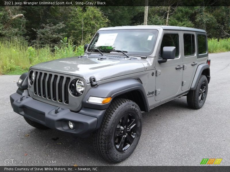 Sting-Gray / Black 2021 Jeep Wrangler Unlimited Sport 4x4