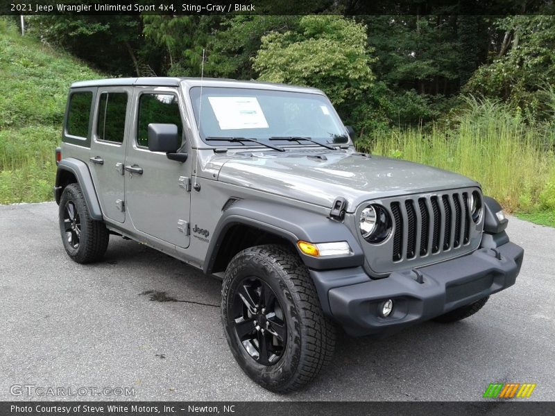 Sting-Gray / Black 2021 Jeep Wrangler Unlimited Sport 4x4