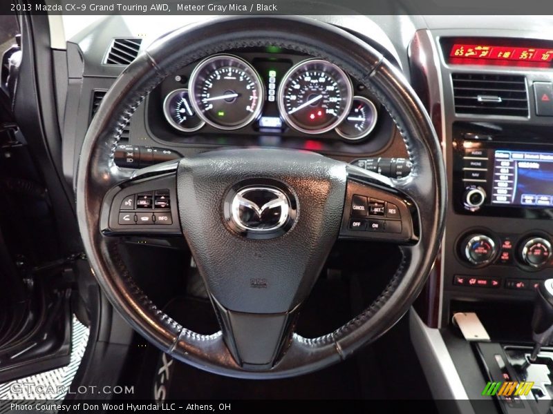 Meteor Gray Mica / Black 2013 Mazda CX-9 Grand Touring AWD