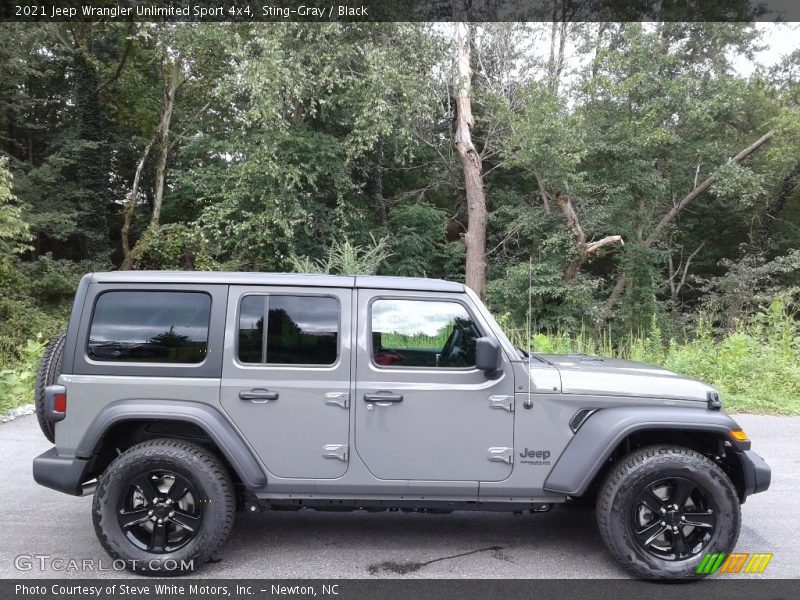 Sting-Gray / Black 2021 Jeep Wrangler Unlimited Sport 4x4