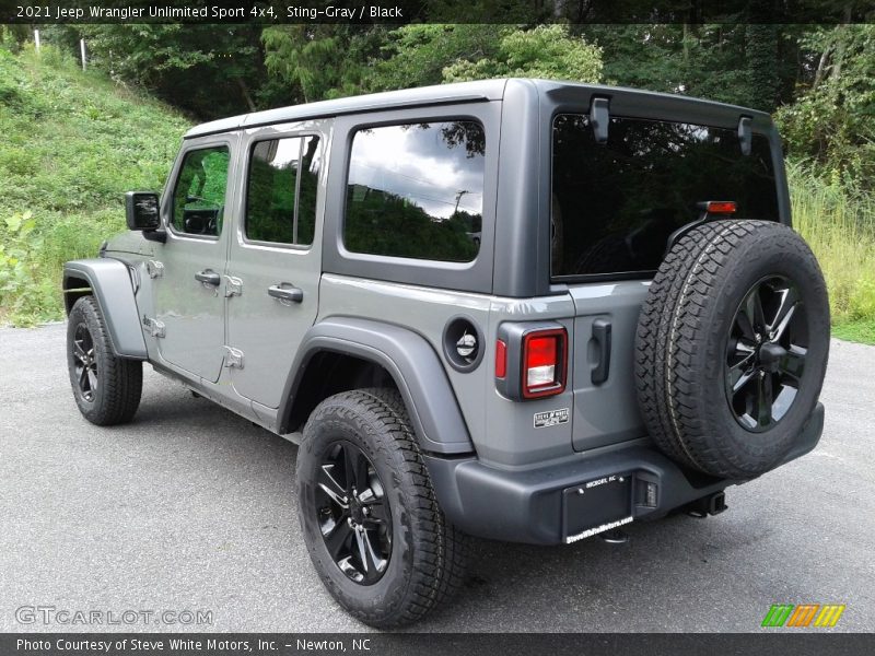 Sting-Gray / Black 2021 Jeep Wrangler Unlimited Sport 4x4