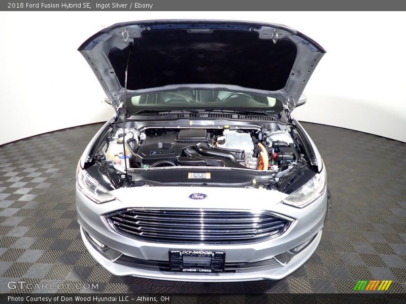 Ingot Silver / Ebony 2018 Ford Fusion Hybrid SE