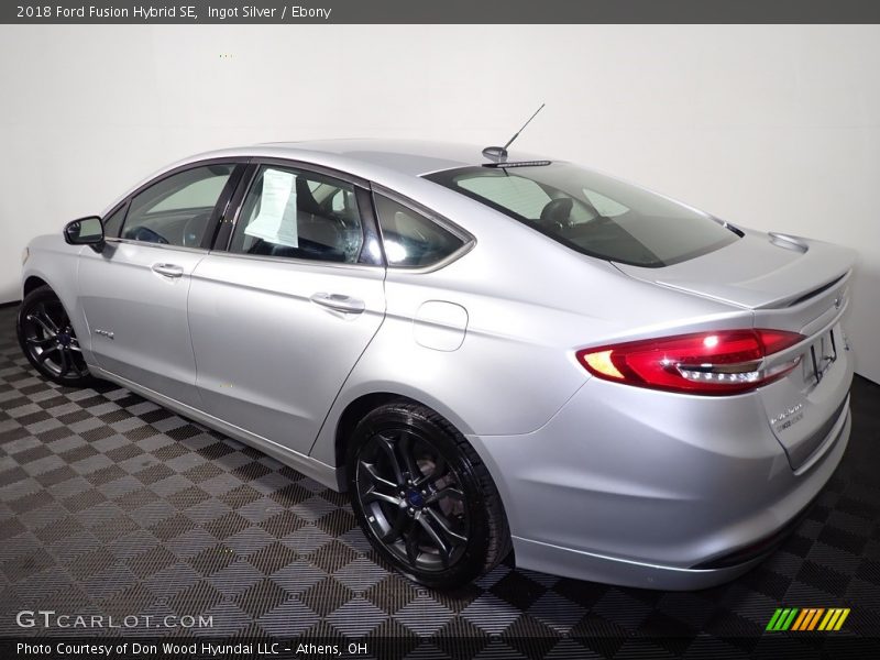 Ingot Silver / Ebony 2018 Ford Fusion Hybrid SE
