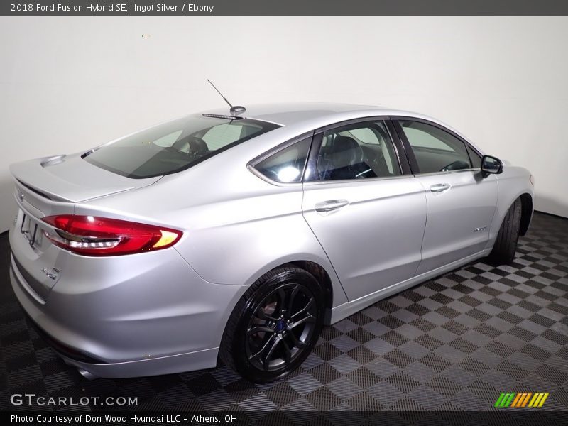 Ingot Silver / Ebony 2018 Ford Fusion Hybrid SE