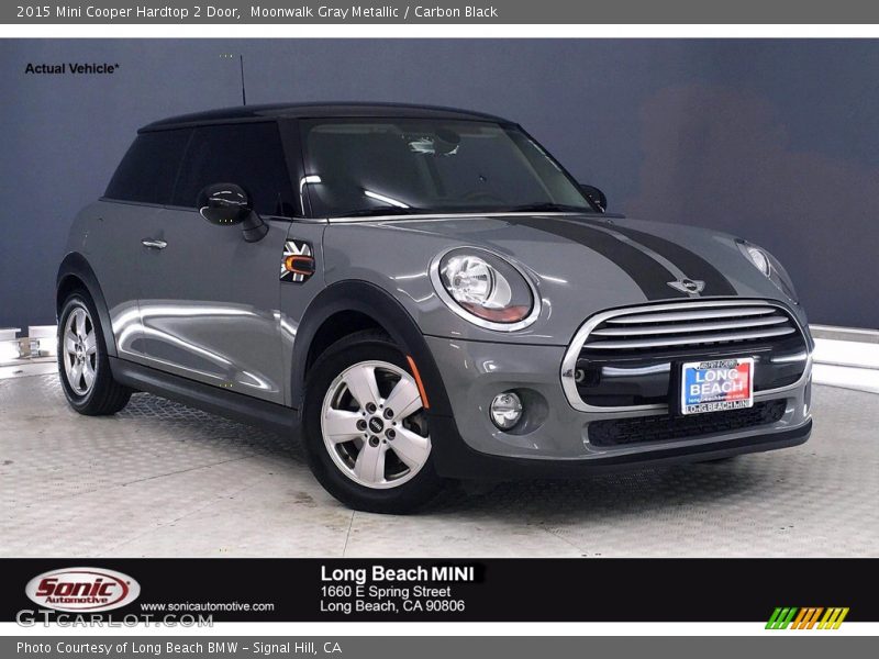 Moonwalk Gray Metallic / Carbon Black 2015 Mini Cooper Hardtop 2 Door