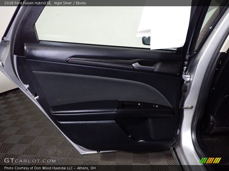 Ingot Silver / Ebony 2018 Ford Fusion Hybrid SE