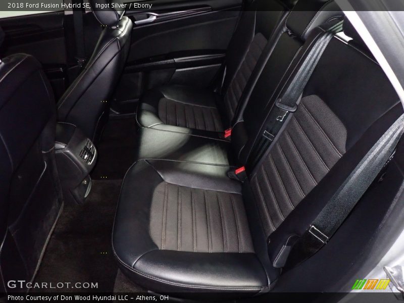 Ingot Silver / Ebony 2018 Ford Fusion Hybrid SE