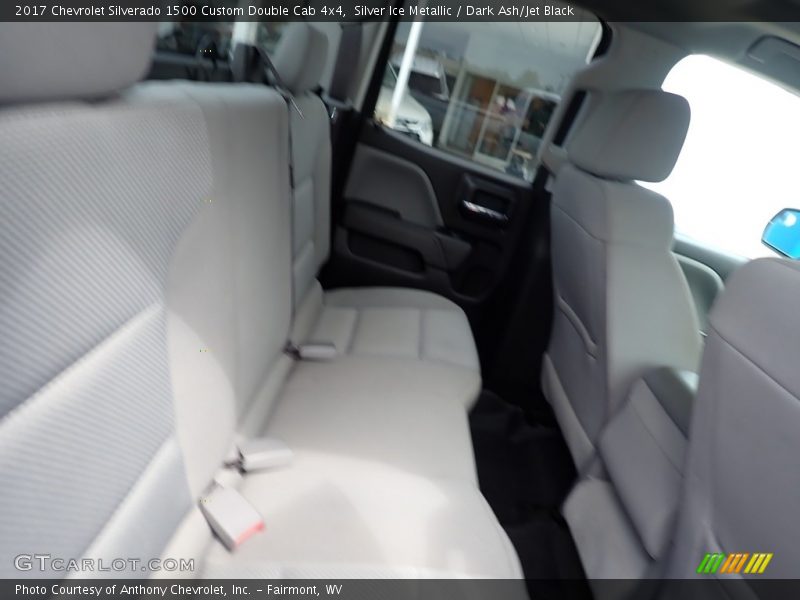 Silver Ice Metallic / Dark Ash/Jet Black 2017 Chevrolet Silverado 1500 Custom Double Cab 4x4