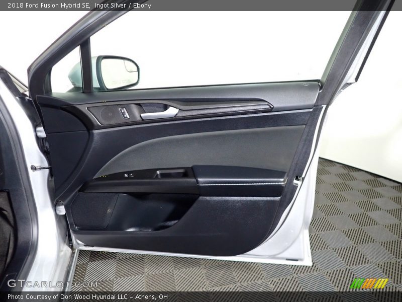 Ingot Silver / Ebony 2018 Ford Fusion Hybrid SE